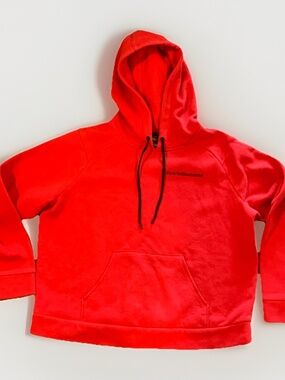 Sports Illustrated Fleece Pullover Hoodie Red Unisex XL Cotton Polyester SKU 055